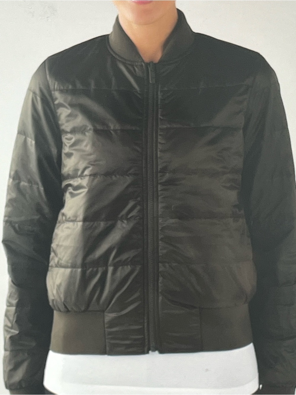 Lululemon Non-Stop Bomber Reversible Jacket Dark Olive Size 4 W4AEVS